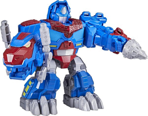 Playskool Transformers Dinobot 9" Optimus Prime T-Rex Tyrannosaurus Rex Dinosaur