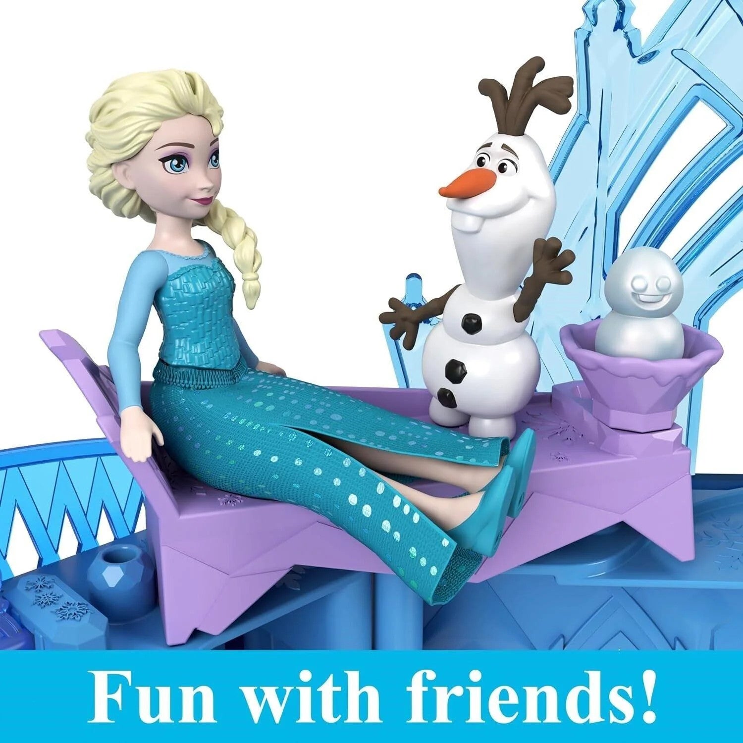 Disney Frozen Storytime Stackers Elsa Ice Palace Doll House Ages 3+ New Toy Olaf