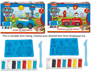 Paw Patrol Rescue Dough Playset Marshall Chase Ages 3+ New Toy Play