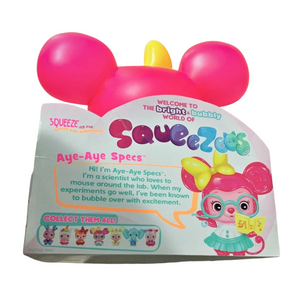 Little Tikes Squeezoos Large-Mouse Aye Aye Specs- Ages 3+ Toy Play Small Pack Bu
