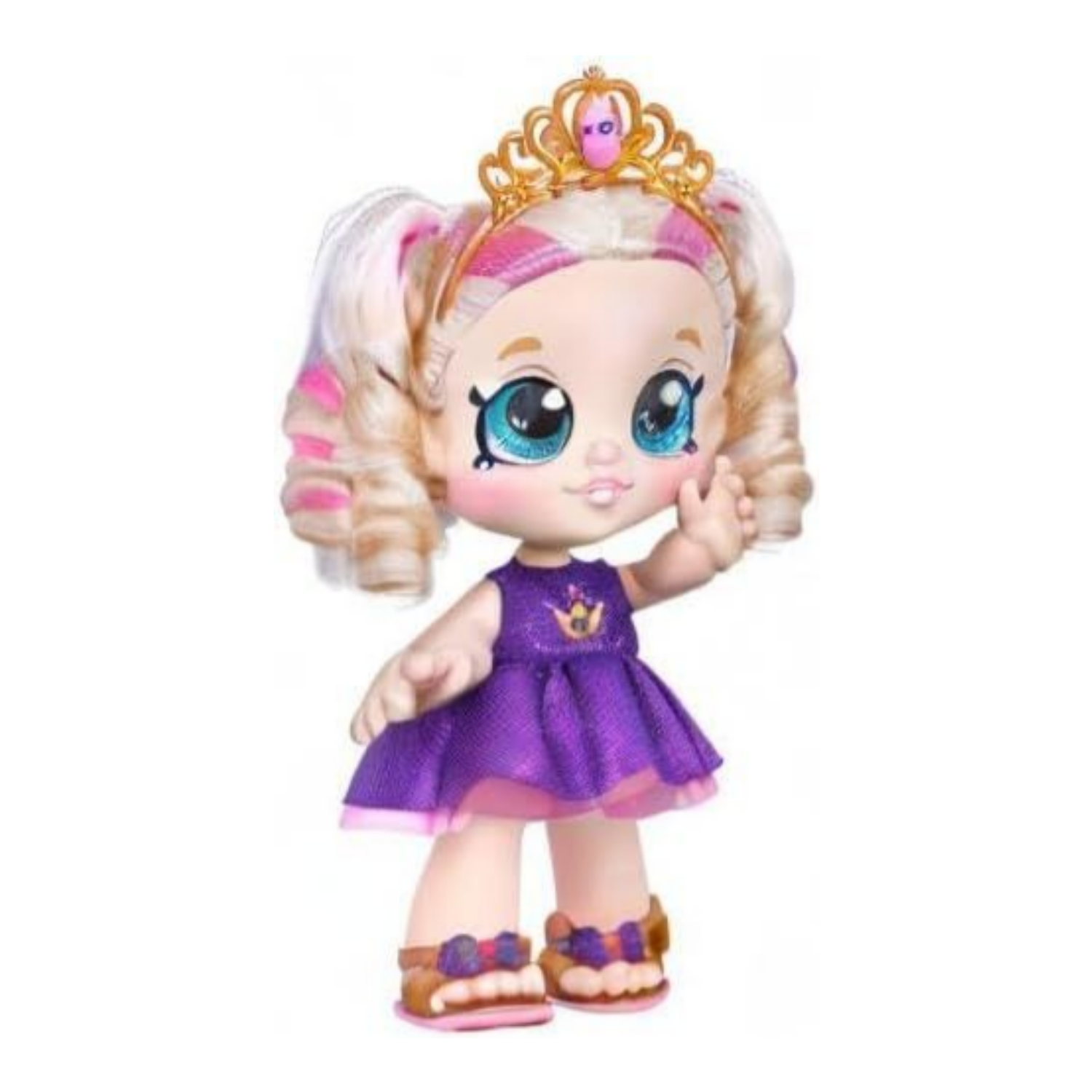 Kindi Kids Tiara Sparkles 10" Scented Doll with Wobble Head Removable Shoes