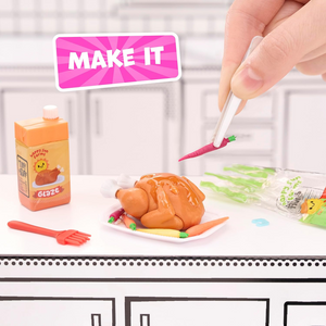 MGA Miniverse Make It Mini Mega Buffet DIY Food Kit with 8 Recipes & 60+ Pieces