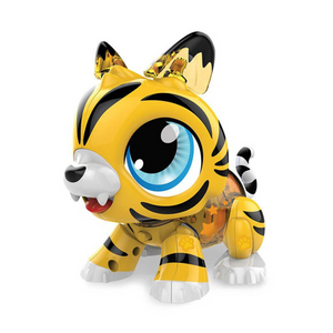 Build A Bot Tiger Interactive Robotic Pet STEM Learning Toy Clap Activate Sounds