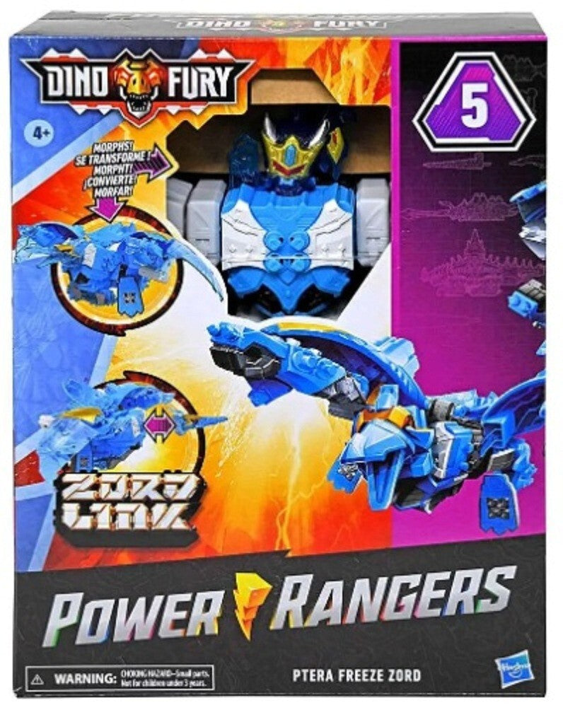 Power Rangers Dino Fury Zord Link Ptera Freeze Zord Action Figure
