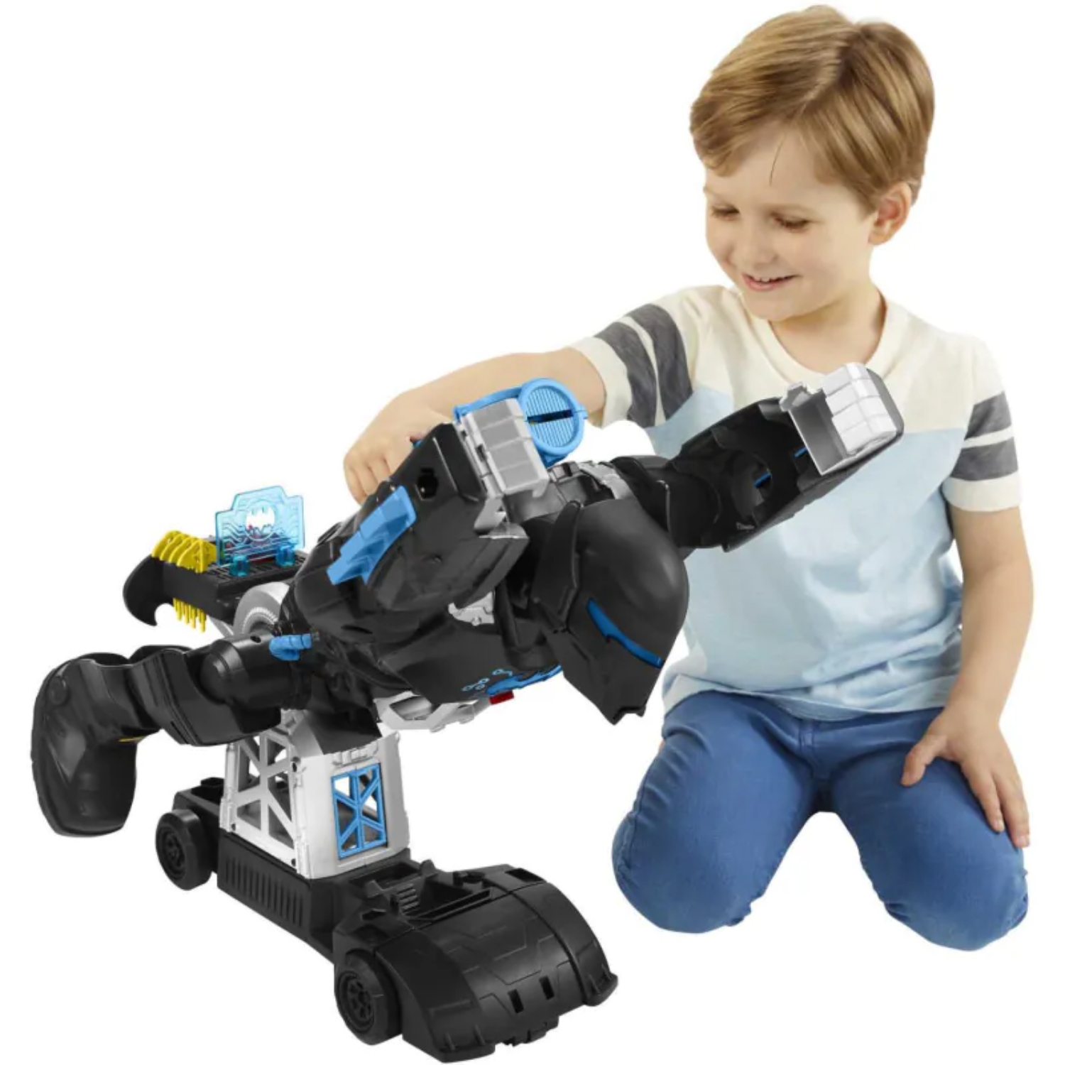 Fisher-Price Imaginext DC Super Friends Batman Toy Bat-Tech Batbot Playset