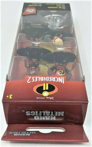 Incredibles 2 Nano Metalfigs Metal Mini 5-Pack Ages 3+ Toy Doll Elastigirl Play
