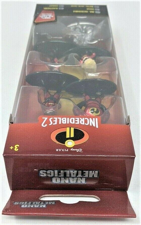 Incredibles 2 Nano Metalfigs Metal Mini 5-Pack Ages 3+ Toy Doll Elastigirl Play