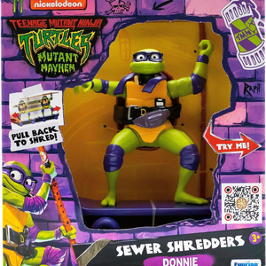 Teenage Mutant Ninja Turtles Donnie Mutant Mayhem Skate Toy TMNT Sewer Shredders