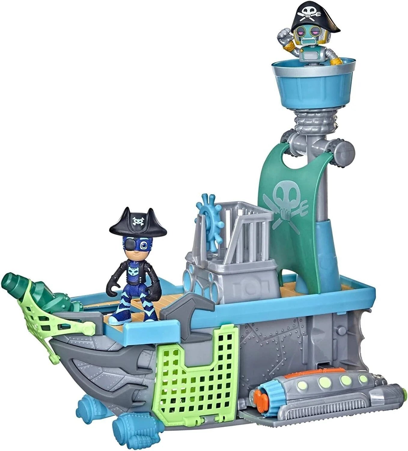PJ Masks Sky Pirate Battleship Preschool Toy Vehicle Playset Ages 3+ Toy Ship