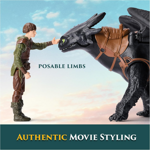 How to Train Your Dragon Toothless and Hiccup Figure New Toy