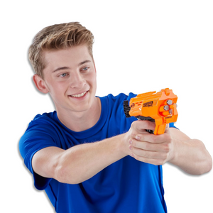 Nerf Elite Accustrike Quadrant Blaster 4 Dart Drum Compact Shot Ages 8 Plus Play