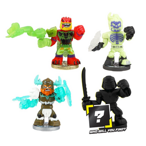 Akedo Legends of Powerstorm Warrior Collector 4 Pack Wickstick Axel New Toy