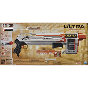 Nerf Ultra 3 Blaster Pump Action 8-Dart Internal Clip 8 Ultra Darts Ages 8 Plus