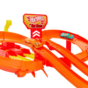 Hot Wheels The Hot Ones Crash Speedway Frenzy Track Set New Toy