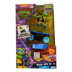 Teenage Mutant Ninja Turtle Leonardo Half Pipe RC Vehicle Ages 5+ New Toy