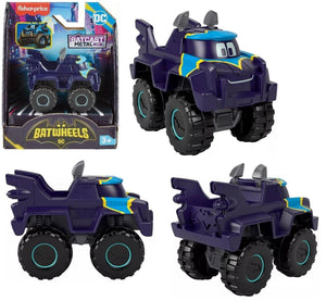 Fisher-Price DC Batwheels Metal Diecast 1:55 Buff Bat-Truck Cars Batcave Batman