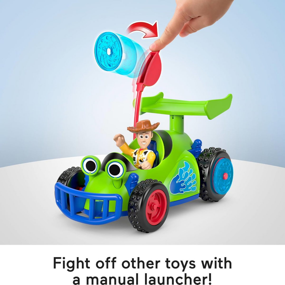 Toy Story Imaginext Woody and R.C Car 3-inch Action Figure Disc Launcher New Toy