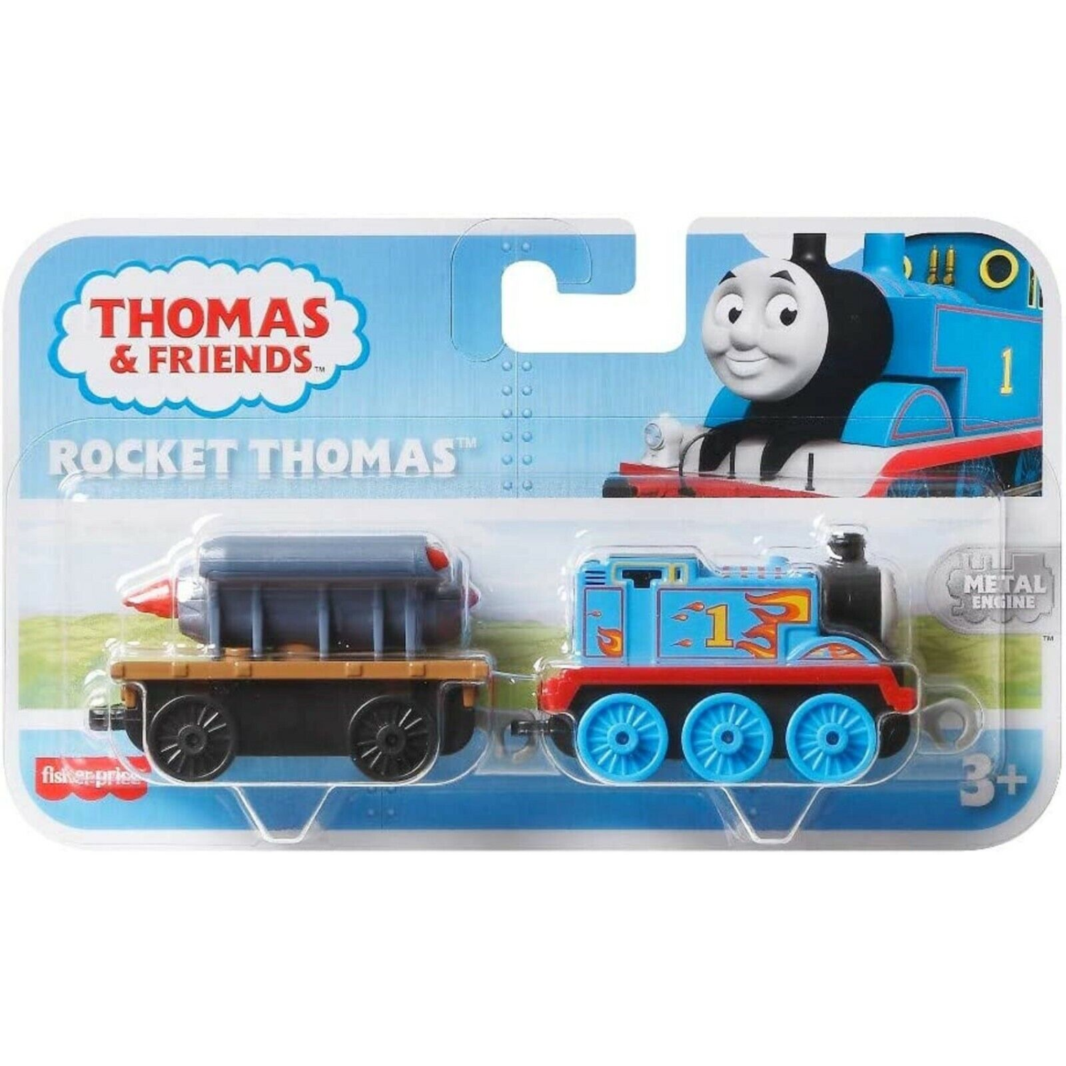 Thomas & Friends TrackMaster Rocket Thomas Push Along Die-Cast Train Ages 3+ Toy