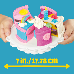 Play-Doh Super Slice Cake Playset New Toy Oven With Play Kitchen Accessories