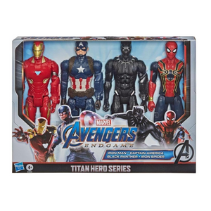 Avengers Endgame Titan Hero Series 4 Pack Action Figures Iron Man Captain 4+