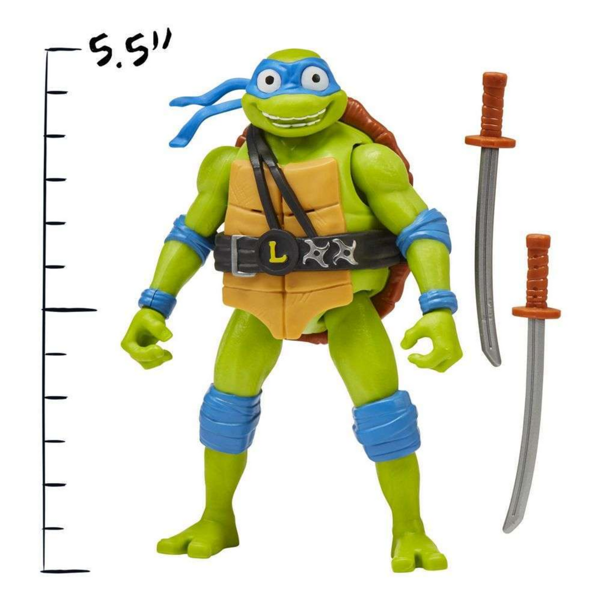 TMNT Ninja Turtles Mutation Mayhem Ninja Shouts Leonardo 14 CM Action Figure New