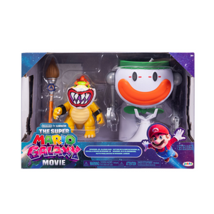 Super Mario Galaxy Movie Bowser Jr. With Clown Car New Toy
