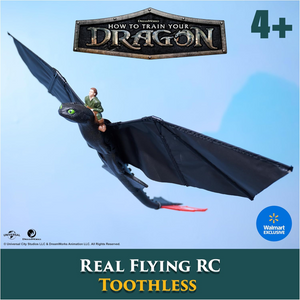How to Train Your Dragon Movie Real Flying Toothless Radio Control RC Plane New