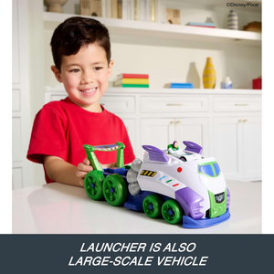 Hot Wheels Toy Car Disney and Pixar Hi-Tech Buzz Lightyear Launcher Hauler