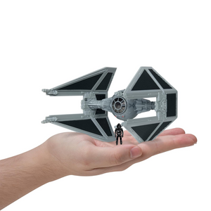 Star Wars Micro Galaxy Squadron TIE Interceptor 3 Inch Vehicle Pilot Figure 8+