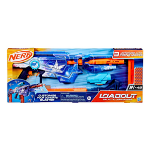 Nerf Loadout Galactic Commander Motorized Blaster 3 Modes Attachments Darts Play