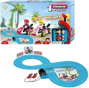 Carrera First  Mario Kart Slot Car Set  (Mario/Peach) Race Play Ages 3+ New Toy