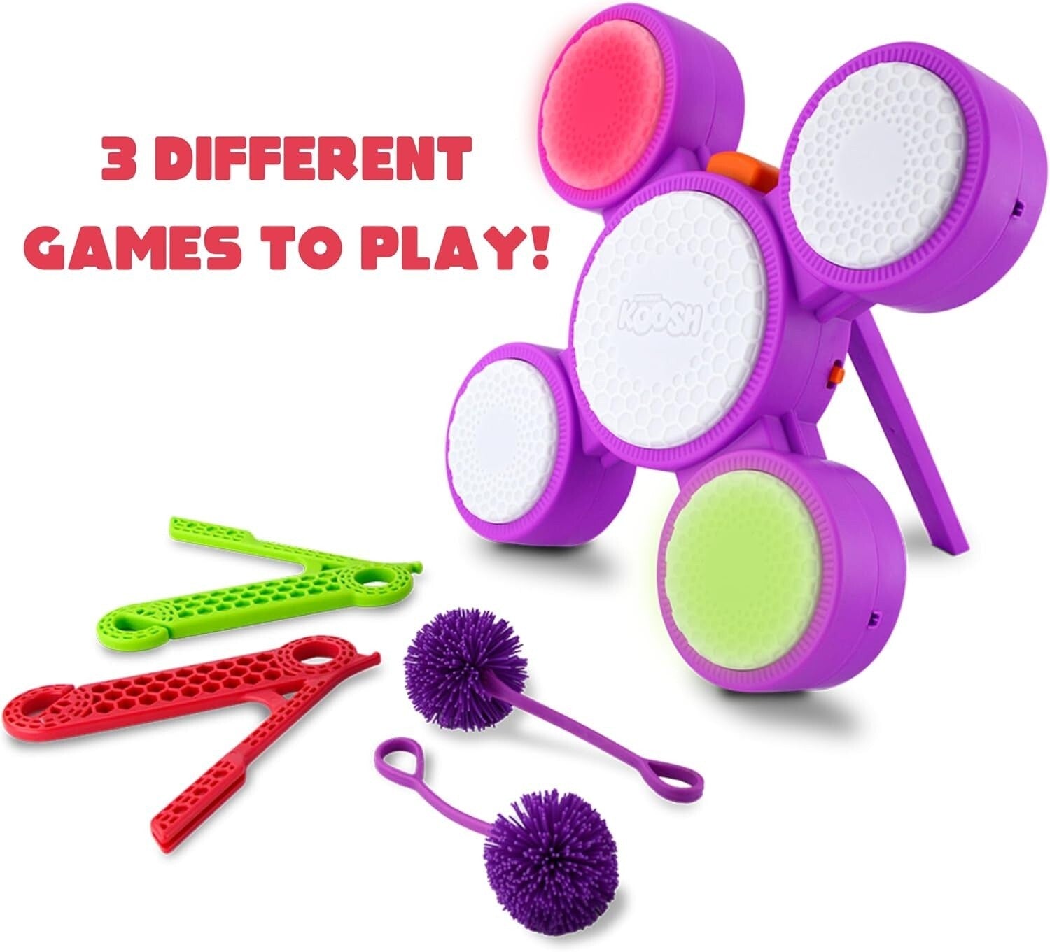 Koosh Sharp Shot Interactive Target 3 Games to Play Ball Criss Cross Target Toss
