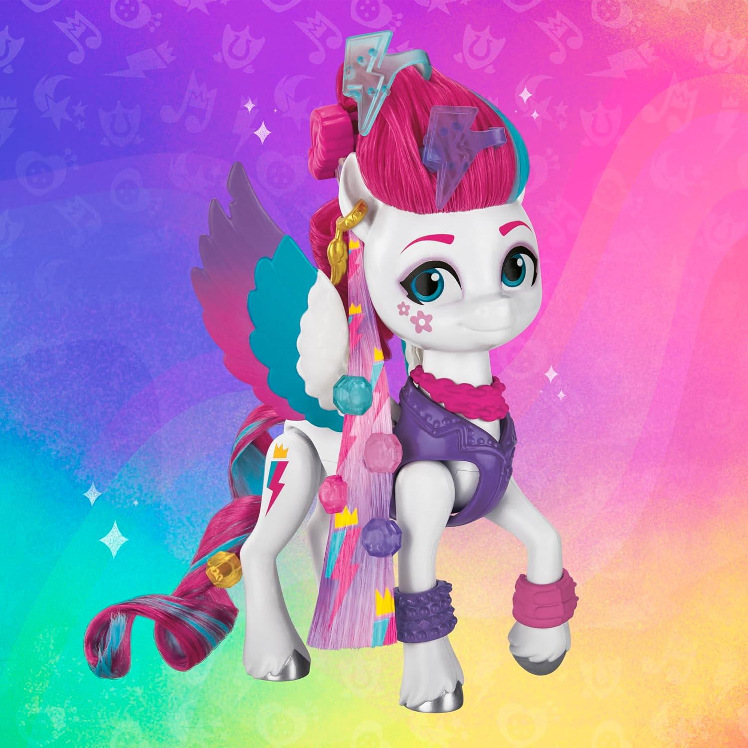 My Little Pony Zipp Storm Style Of The Day 5.5 Inch Styling Doll Toy For Kids 5+