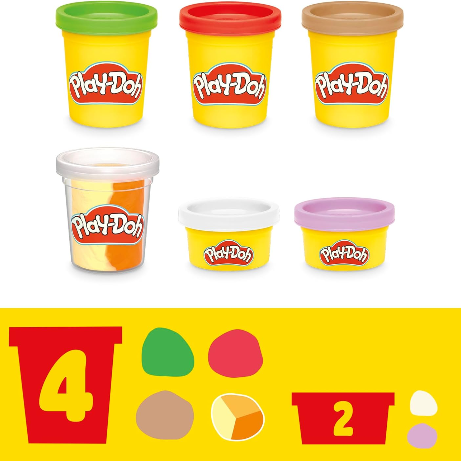 Play-Doh Kitchen Creations Pizza Oven Pretend Play Set 6 Compound 8 Accessories