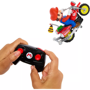 Hot Wheels RC Mario Galaxy Wheelie Motocross Remote-Controlled Bike New Toy