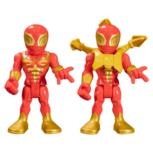 Super Hero Adventures 5 Inch Action Figure 5 Pack Spider Man Black Panther Hulk