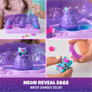 Hatchimals Alive Neon Rainbow Egg Carton Set 5 Surprise Eggs 11 Accessories