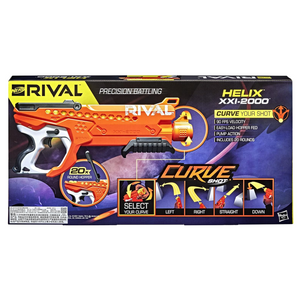Nerf Rival Curve Shot Helix XXI-2000 Blaster New Toy With 12 Rounds