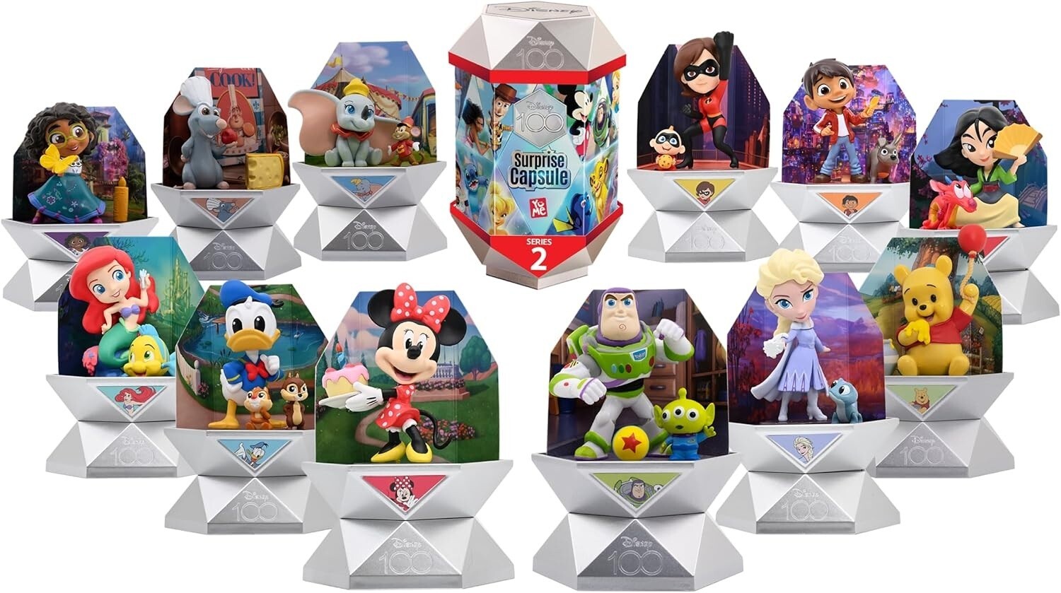 Disney Yume 100 Surprise Capsules Series 2 Assorted Blind Box Toy Story Buzz