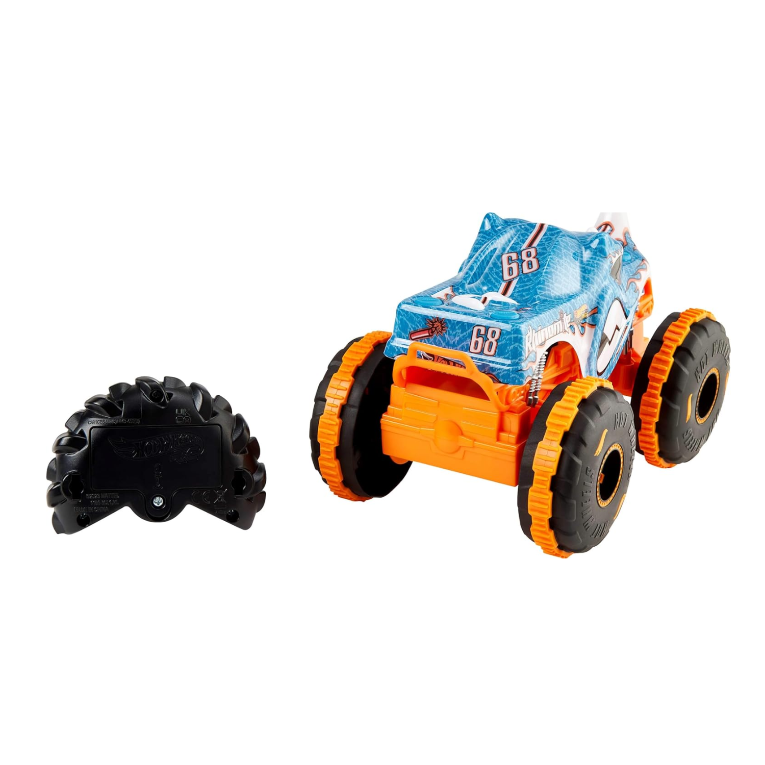 Hot Wheels RC Monster Truck Rhinomite 1:24 Scale Remote Control All-Terrain