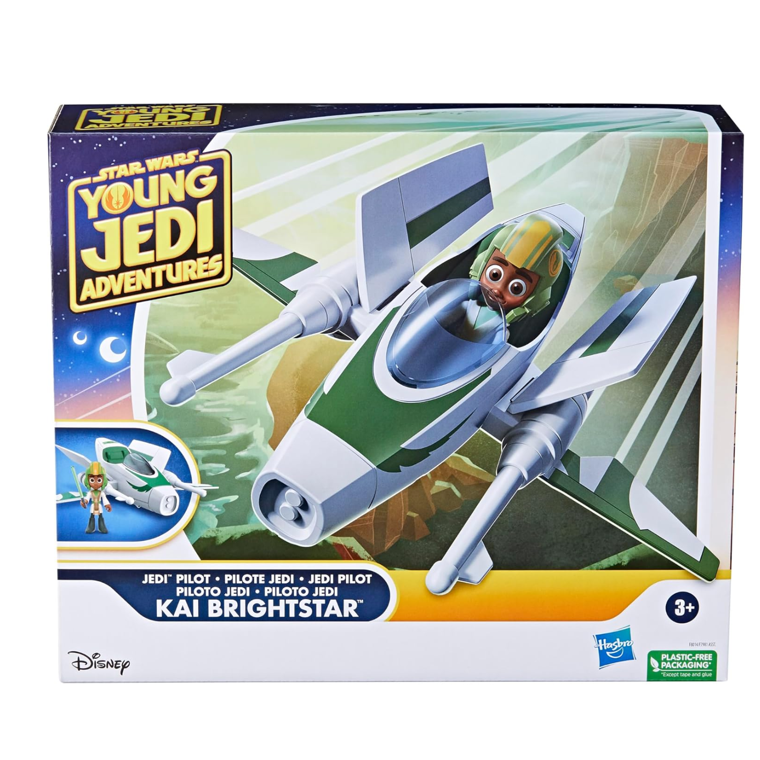 Star Wars Kai Brightstar Jedi Pilot Feature Vehicle with Figure & Ship Toy Ages
