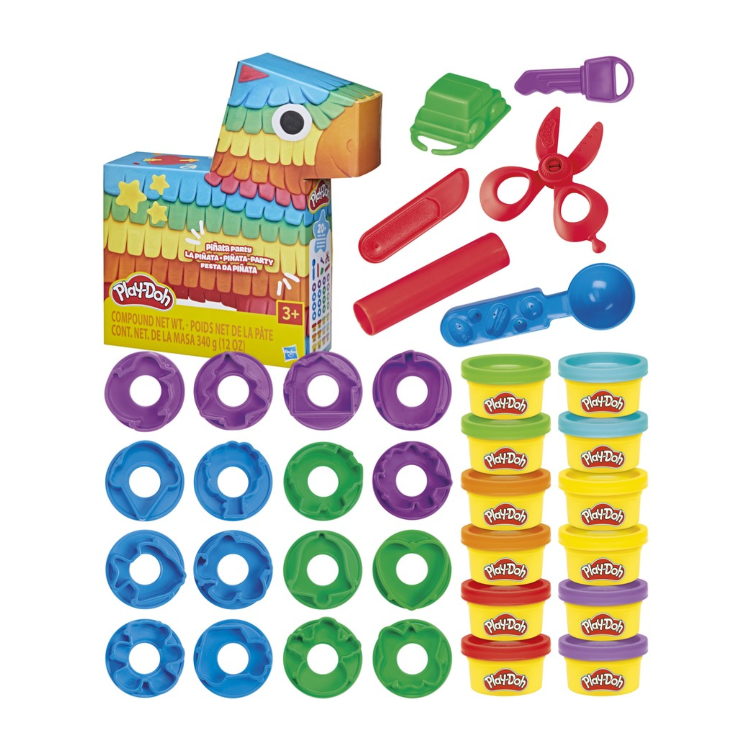 Play-Doh Pinata Shaped Box Party Tools Colours New Toy Play Gift