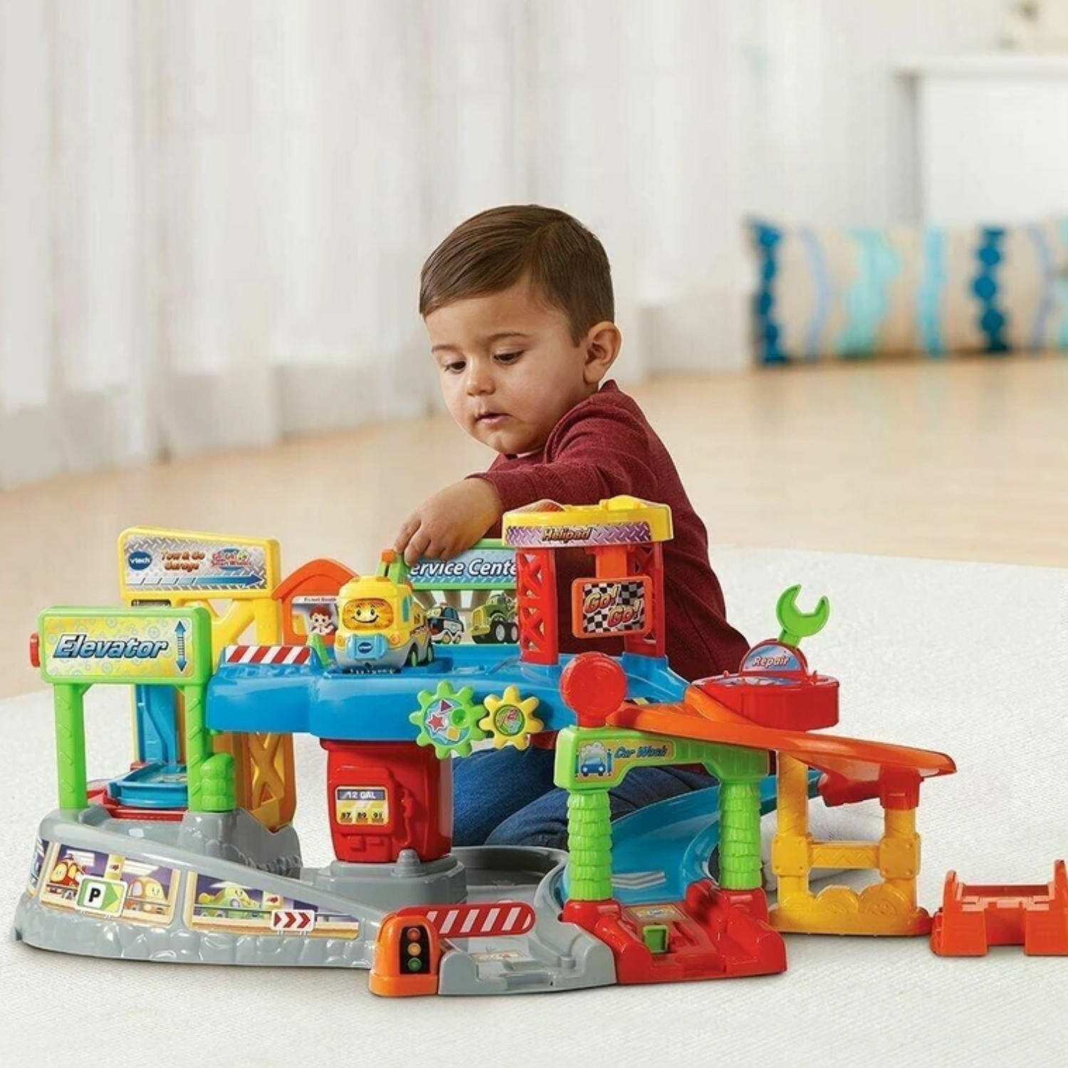 VTech Baby Toot toot Drivers Garage Ages 1+ Toy Play Race Car Gift Truck Wash