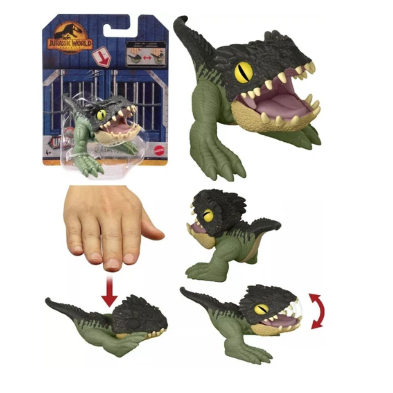 Jurassic World Giganotosaurus Uncaged Wild Pop Ups Assorted Dinosaur Ages 4+