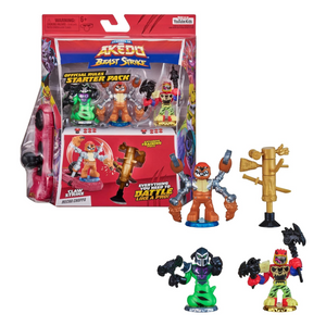 Legends of Akedo Beast Strike Claw Starter Pack 3 Warriors Controller Age 6+