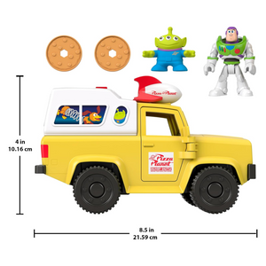 Fisher-Price Imaginext Toy Story Pizza Planet Truck With Buzz Lightyear