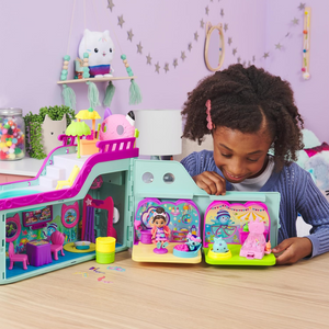 Gabbys Dollhouse Mercat Spa Room Playset with Figure Chair and Surprise Toy