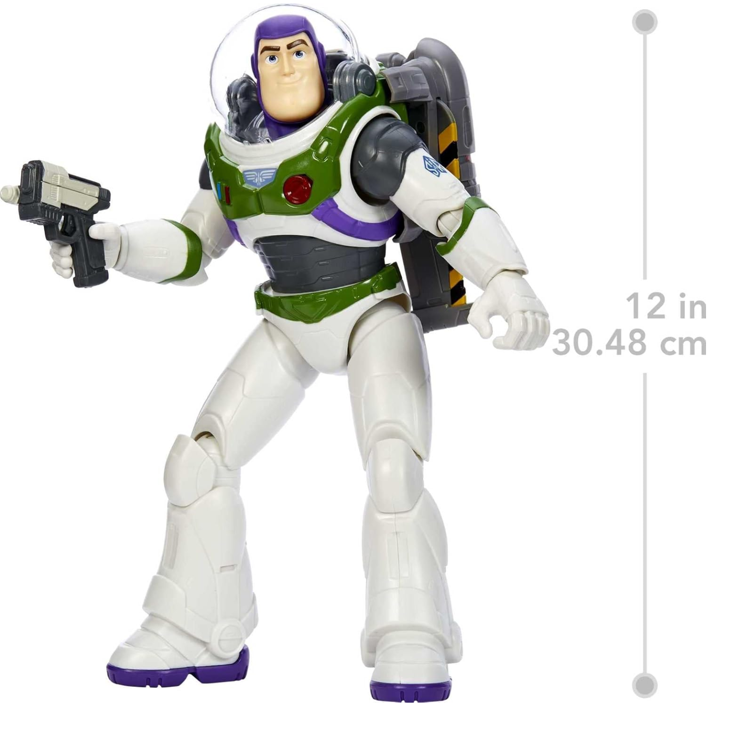 Disney Pixar Lightyear Buzz Lightyear 12" Action Figure with Jetpack and Blaster