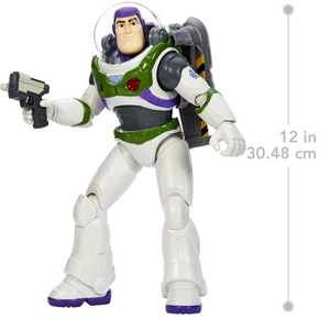 Disney Pixar Lightyear Buzz Lightyear 12" Action Figure with Jetpack and Blaster