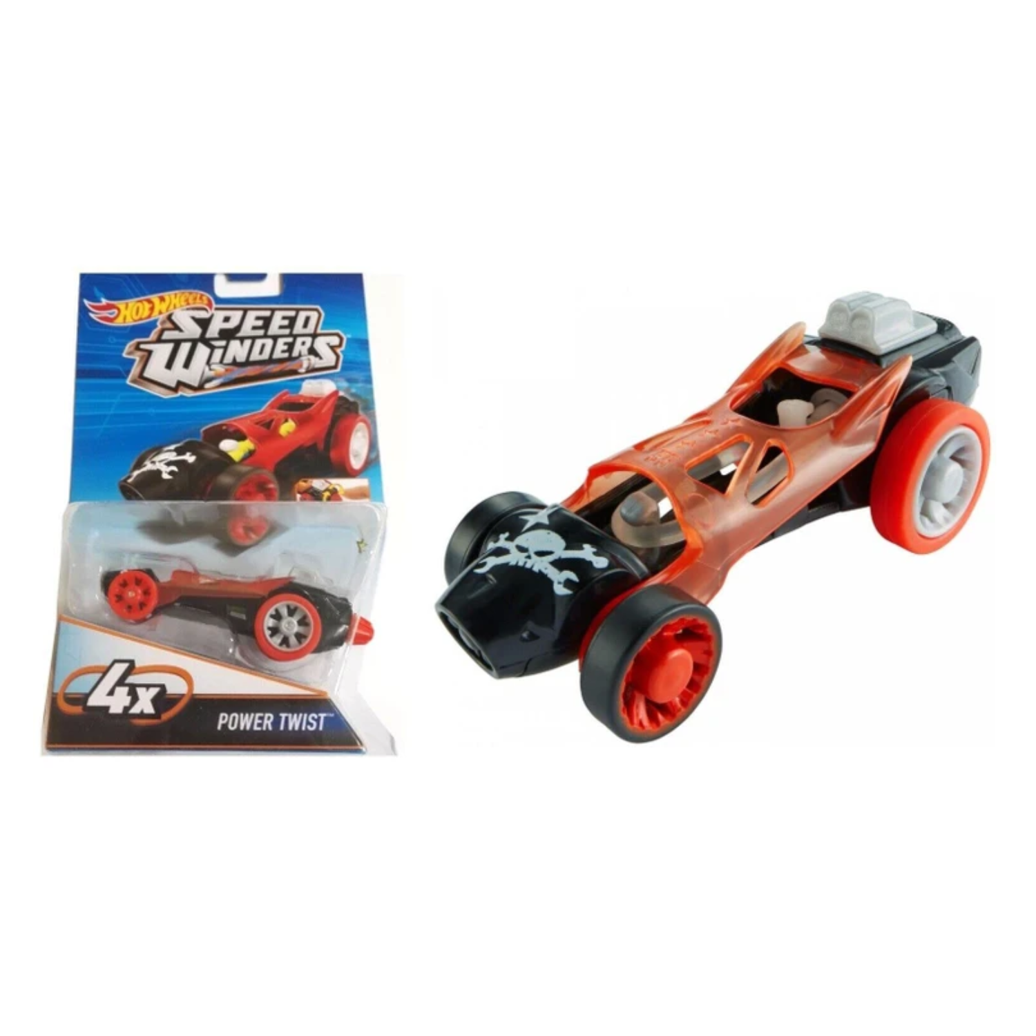 Hot Wheels Speed Winders Power Twist Race Car 4+ Toy Play Track Buggy Power